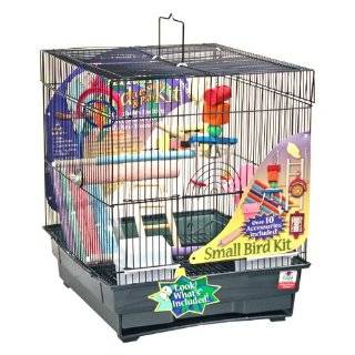 Blue Ribbon 14 Inch by 16 Inch by 17 1/2 Inch Complete Bird Cage Kit 