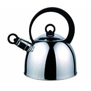  Copco Zingo 2 Quart Enamel on Steel Teakettle, White 