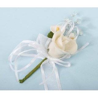   and Organza Ribbon Premade Corsages or Boutonnieres   Package of