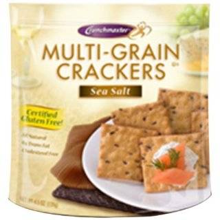 Crunchmaster Cracker   Sea Salt Flavor Gluten Free, 4.5000 Ounce (Pack 