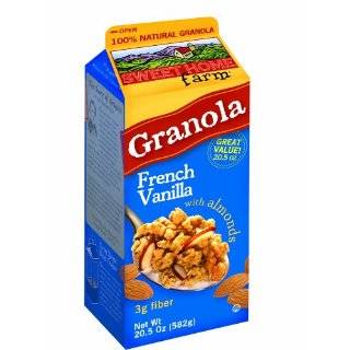   French Vanilla Granola With Almonds, 20.5 Ounce Cartons (Pack of 4