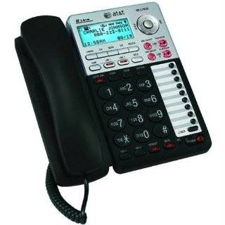 AT&T 17939 Corded Phone, Black / Silver, 1 Handset