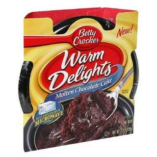 Betty Crocker Warm Delights, Hot Fudge Brownie, 3.1 Ounce Bowls (Pack 