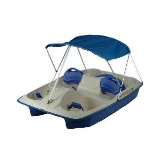 KL Industries Sun Slider Adjustable Seat Lounger Pedal Boat with 