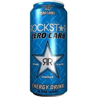 Rockstar Zero Carb Energy Drink, 16 Ounce Cans (Pack of 24)