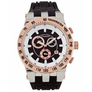   MW5 93503 023 Stainless Steel Chronograph black and Gold Bezel Watch