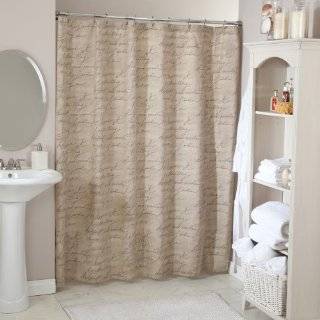   Shower Curtain Size   72L x 84W in. Stanza Garnet Shower Curtain
