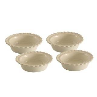 Chantal Ceramic 5 Inch Pie Dish, White Chantal Ceramic Pie Dish