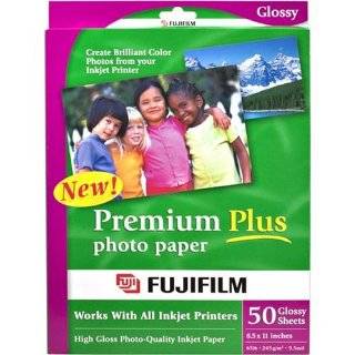  FujiFilm Inkjet Premium Plus Paper Glossy 4 x 6 (60 