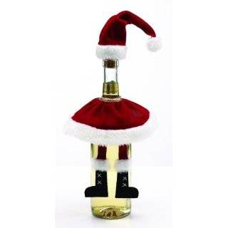 Ganz Christmas Wine Bottle Topper Decoration   Bottle Decor Santa 