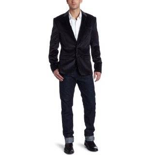 For All Mankind Mens Printed Velvet Blazer