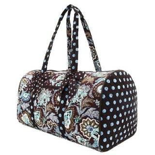   Large 21 Duffle Bag (Brown/ Turquoise) Belvah Quilted Paisley Large