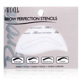  Brow Stencils   12 ct,(Hair Off) Beauty