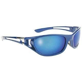  Mens Blue Ice Sunglasses with Polarized Blue Mirror Lens 