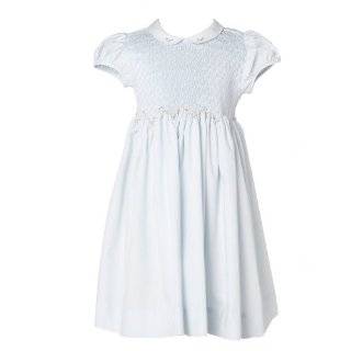  Kidiwi Fine White Cotton Hand Smocked Summer Dress 