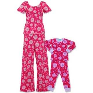 PJ Salvage Matching Mommy & Me Tattoo Jammie Velour Thermal Loungewear