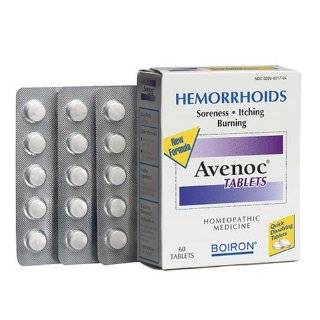 Boiron Homeopathic Medicine Avenoc Tablets for Hemorrhoid Relief, 60 