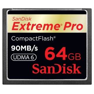 SanDisk Extreme Pro CompactFlash 64GB Flash Memory Card SDCFXP 064G 