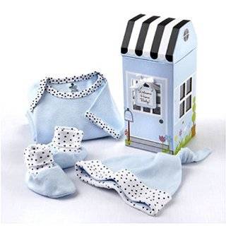 Baby Aspen Newborn Baby Boy Blue Layette Set Gift 0 6M