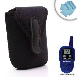 Dura Neoprene Protective Two Way Radio Carrying Case with Belt Clip 
