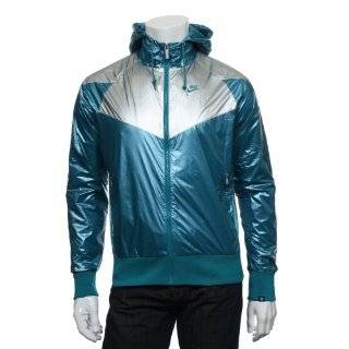  Nike Mens Packable Running Jacket White/Orange 373764 101 