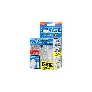  Simply Gargle Salt Water Rinse, 0.4 Ounce Ampules in 12 