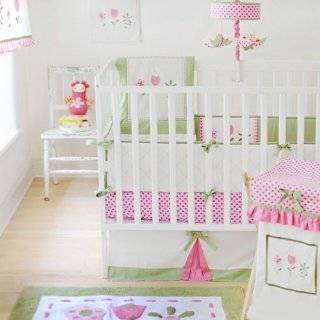 My Baby Sam 4 Piece Crib Bedding Set, Tickled Pink