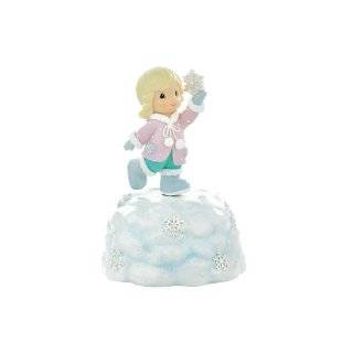Precious Moments Resin Rotating Musical Figurine, Girl Holding 