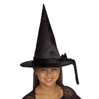  Halloween Concepts Childs Witch Costume with Flocked Velvet Spider 