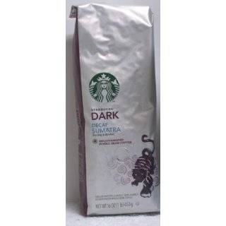 Starbucks Whole Bean Coffee, Decaf Sumatra, 16 Ounce Bags (Pack of 2)