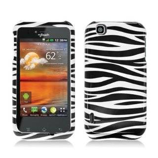 Black/ White Zebra Faceplate Hard Plastic Protector Snap On Cover Case 