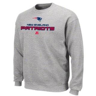 New England Patriots Gray Classic Heavyweight III Crewneck Sweatshirt