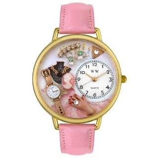 Whimsical Watches Womens G0910014 Jewelry Lover Pink Leather Watch